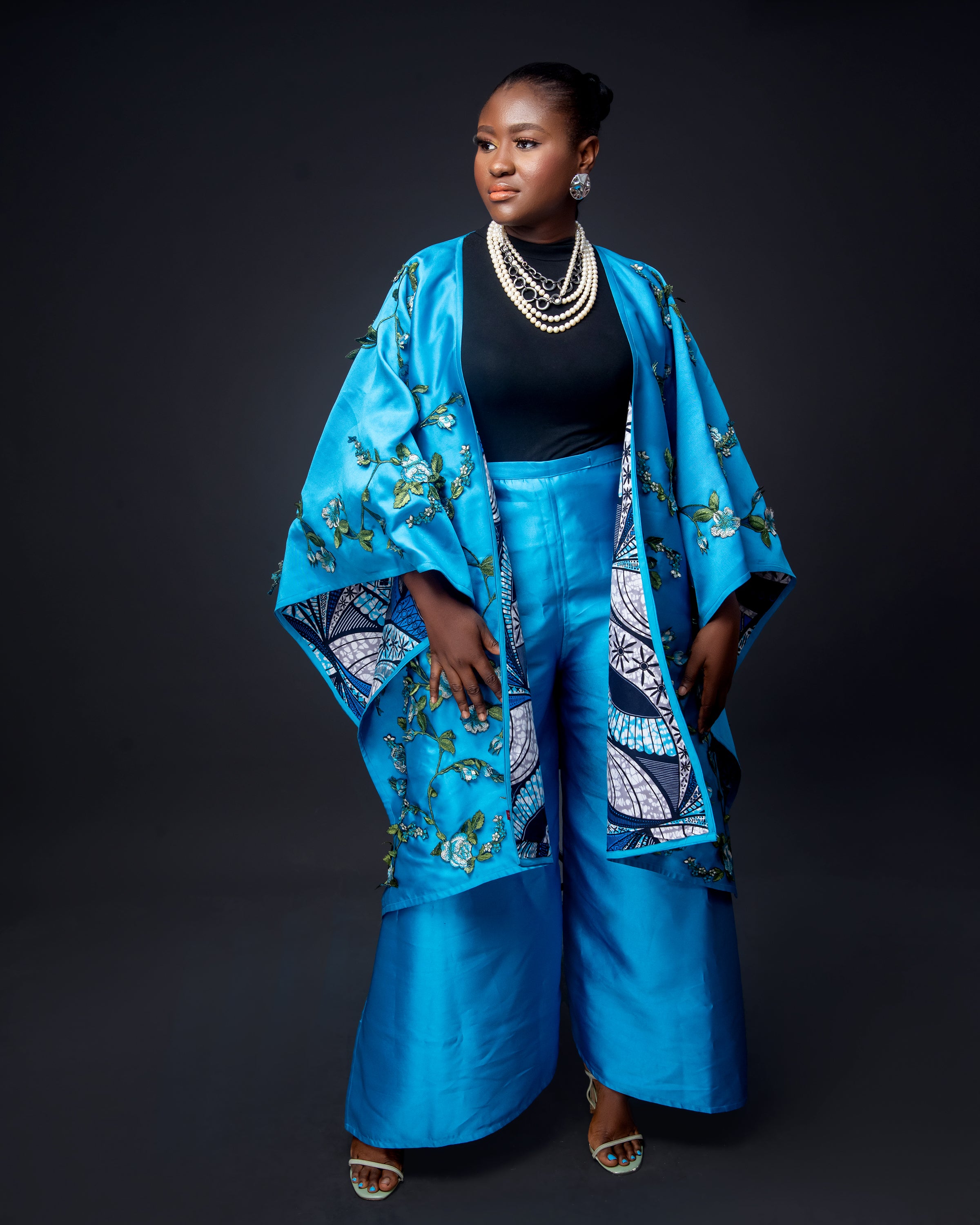 Reversible Rich Aunty Pant Set