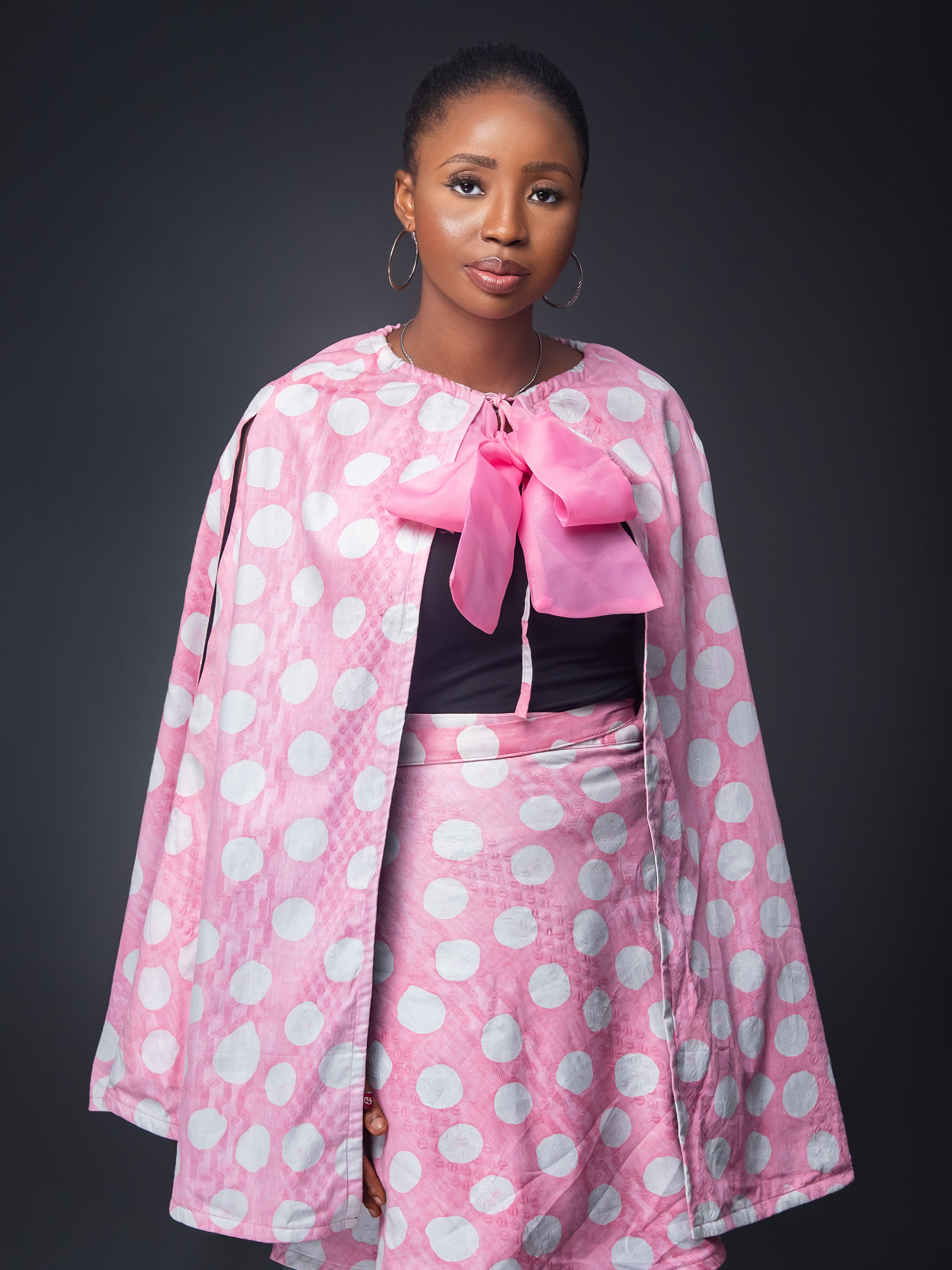Pink Adire short set