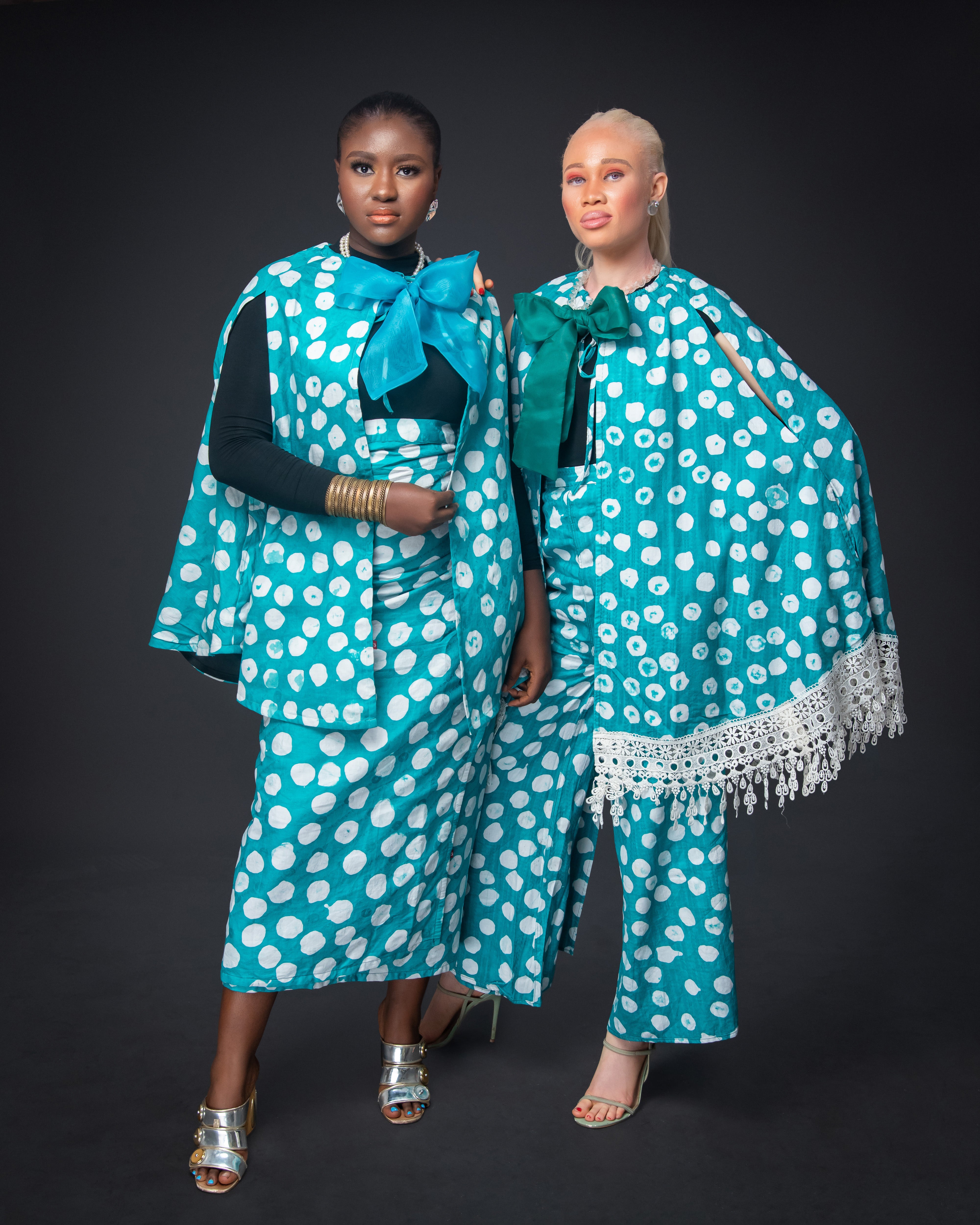 Teal Adire Set Trouser