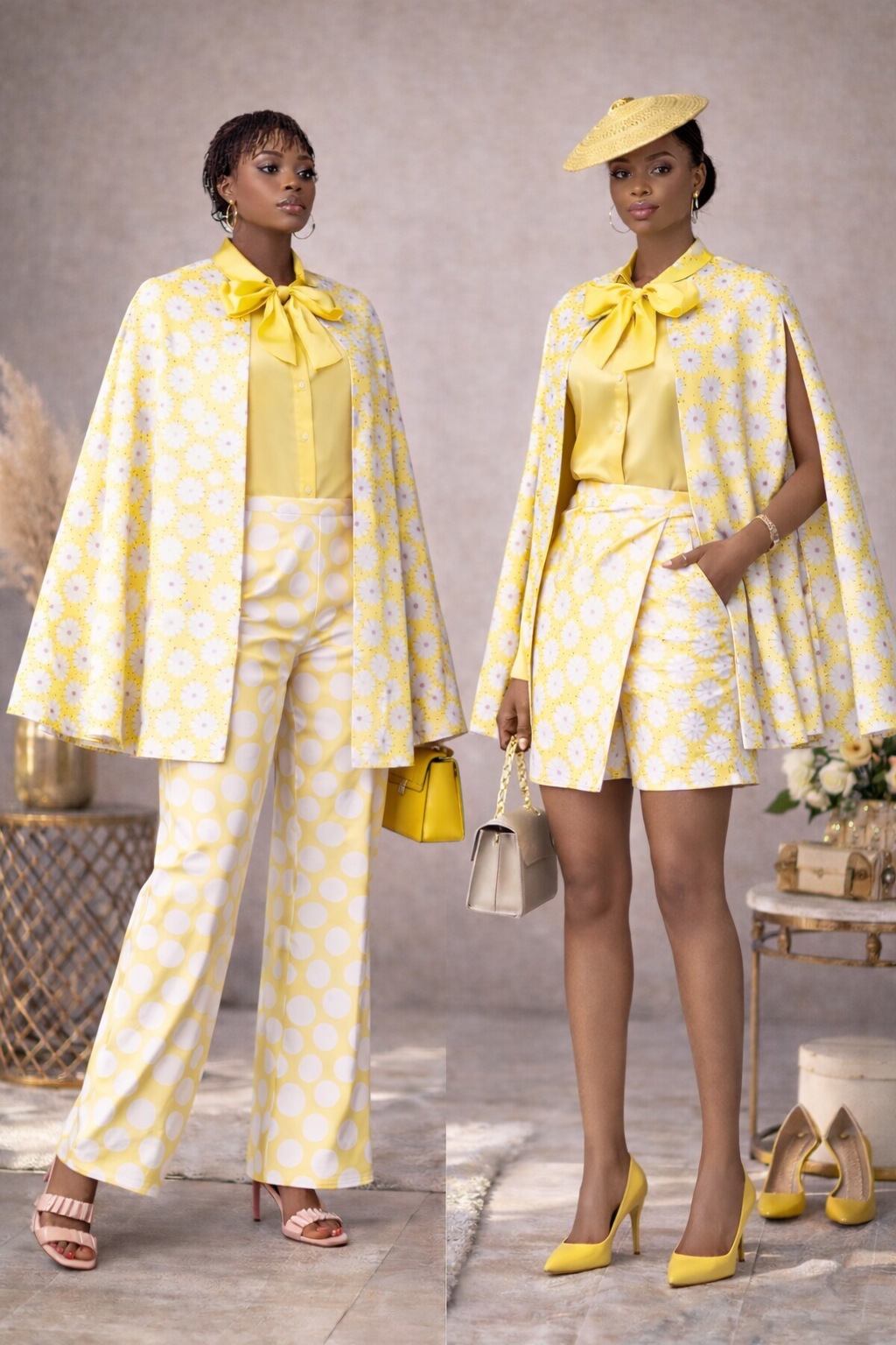 Yellow Adire Trouser