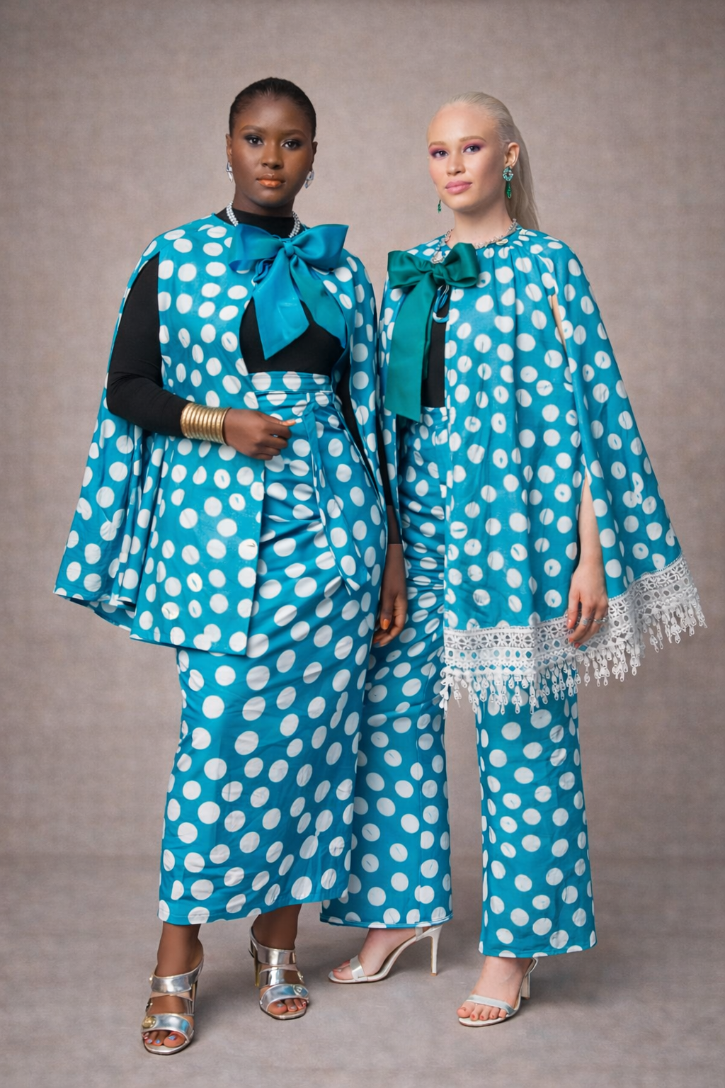 Teal Adire Set Trouser